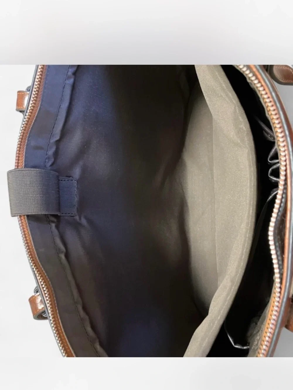 Bromen Vegan Leather Laptop Structured Tote Bag